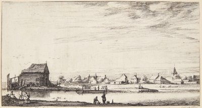 Vista verso Sloterdijk da Geertruyt Roghman