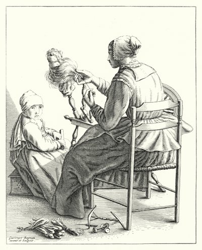 La filatrice da Geertryut Roghman