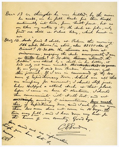 Il diario di Gordon sull