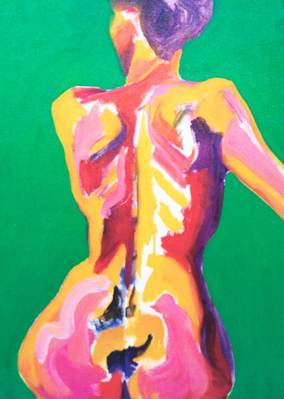 Nudo luminoso, 2013 (acrilico su tela) da Genevieve French