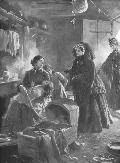 La regina Vittoria e i poveri: Sua Maestà visita una casa di campagna da Gennaro Amato