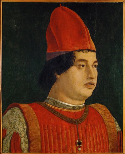 Gianfrancesco Gonzaga, Margravio, sovrano di Mantova ... (olio su tavola) da Gentile Bellini