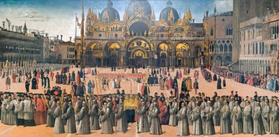 Processione in Piazza San Marco da Gentile Bellini