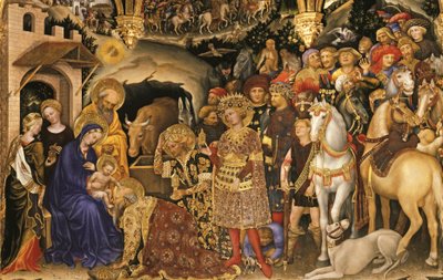 Adorazione dei Magi (particolare) da Gentile da Fabriano