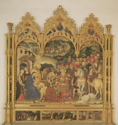 Adorazione dei Magi, 1423 da Gentile da Fabriano