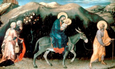 Fuga in Egitto, 1423 da Gentile da Fabriano