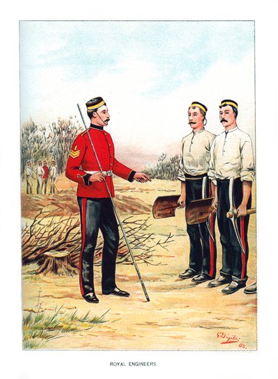 Ingegneri Reali, c1890 da Geoffrey Douglas Giles