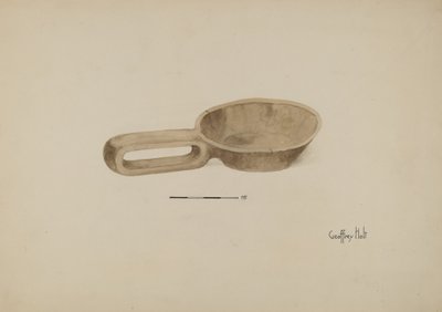 Mestolo di legno per olio da Geoffrey Holt