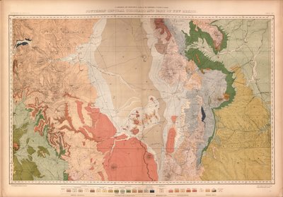 Atlante geologico e geografico del Colorado e di porzioni di territorio adiacente da Geological And Geographical Survey Of The Territories