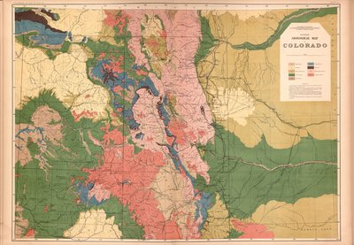 Atlante geologico e geografico del Colorado e delle porzioni del territorio adiacente da Geological And Geographical Survey Of The Territories