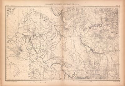 Atlante geologico e geografico del Colorado e delle porzioni del territorio adiacente da Geological And Geographical Survey Of The Territories