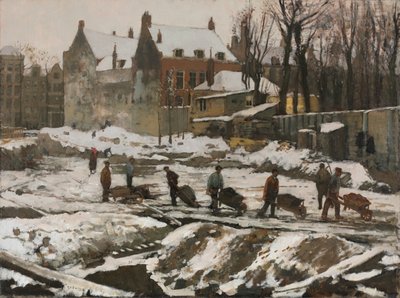 Cantiere di costruzione ad Amsterdam da Georg Hendrik Breitner