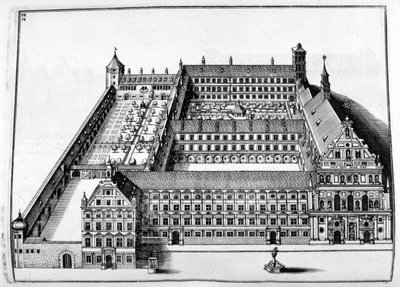 Progetto di castello, 1664 da Georg Andreas Bockler