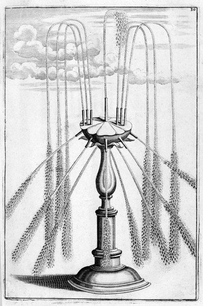 Progetto di fontana ornamentale, 1664 da Georg Andreas Bockler