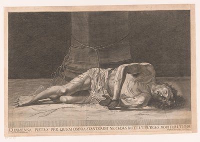 Cristo dopo la flagellazione da Georg Andreas Wolfgang