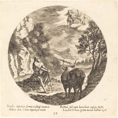 Giove che Trasforma Io in una Mucca da Georg Andreas Wolfgang the Elder