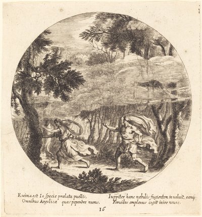 Giove e Io da Georg Andreas Wolfgang the Elder