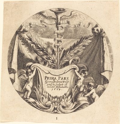 Pagina del Titolo da Georg Andreas Wolfgang the Elder