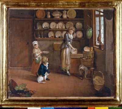 Una cucina borghese da Georg Anton Urlaub