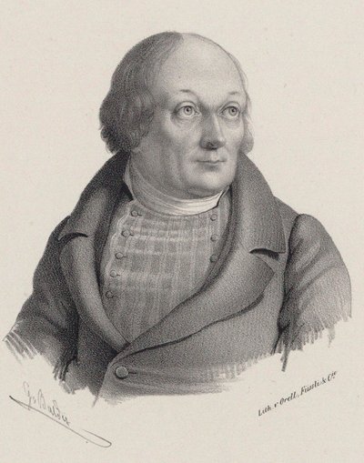 Ritratto di Hans Georg Nägeli da Georg Balder