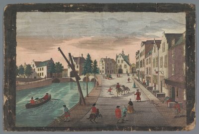 Veduta della Porta di Rotterdam e della Porta del Bollitore a Delft da Georg Balthasar Probst (possibly)