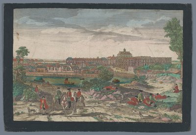 Vista della città e del Palazzo di Versailles da Georg Balthasar Probst (possibly)