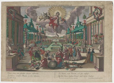 Allegoria del pianeta Venere da Georg Balthasar Probst