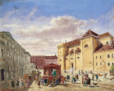 Veduta di Freyung, Vienna da Georg Balthasar Probst