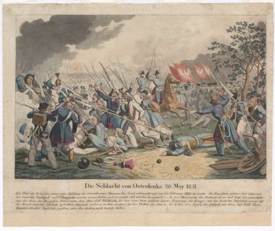 La battaglia di Ostroleka del 26 maggio 1831 da Georg Benedikt Wunder