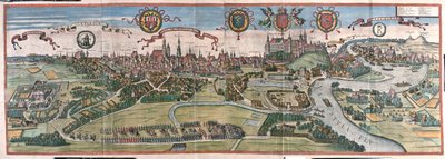 Cracovia, Polonia - in "Civitates Orbis Terrarum" di Georg Braun, Colonia 1617 da Georg Braun