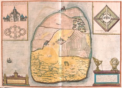Danimarca - in "Civitates Orbis Terrarum" di Georg Braun, Colonia 1617 da Georg Braun