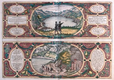 Grotta della Sibilla - Ostia - Agnano, Italia in "Civitates Orbis Terrarum" di Georg Braun, Colonia 1617 da Georg Braun