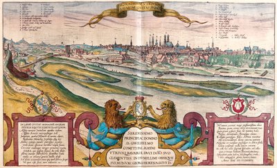 Monaco di Baviera, Germania - in "Civitates Orbis Terrarum" di Georg Braun, Colonia 1617 da Georg Braun