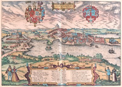Germania settentrionale - in "Civitates Orbis Terrarum" di Georg Braun, Colonia 1617 da Georg Braun