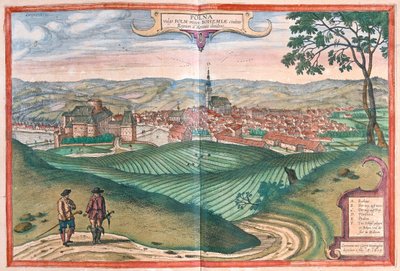 Polna (Boemia), Repubblica Ceca - in "Civitates Orbis Terrarum" di Georg Braun, Colonia 1617 da Georg Braun