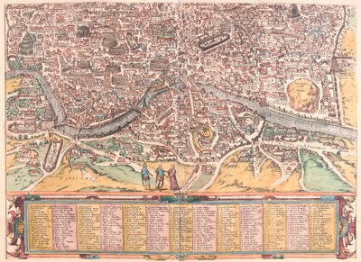Roma, Italia - in "Civitates Orbis Terrarum" di Georg Braun, Colonia 1617 da Georg Braun