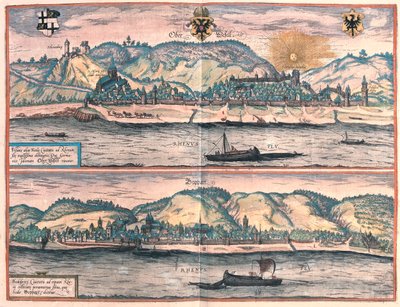 Vosavia (Ficelia) Oberwesel - Boppard, Germania - in "Civitates Orbis Terrarum" di Georg Braun, Colonia 1617 da Georg Braun