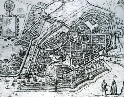 Mappa di Amburgo, da 