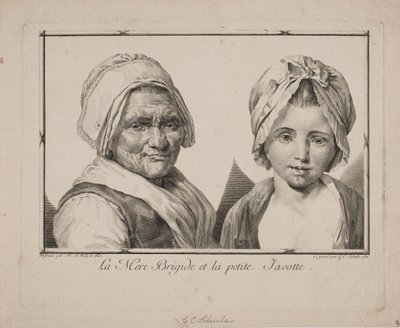 La madre Brigide e la piccola Javotte da Georg Christian Schule