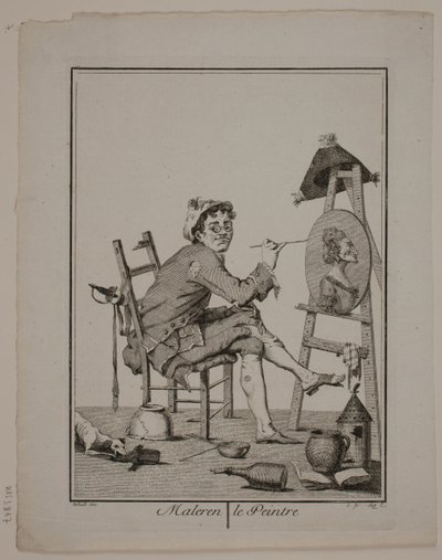 "Il pittore" da Georg Christian Schule