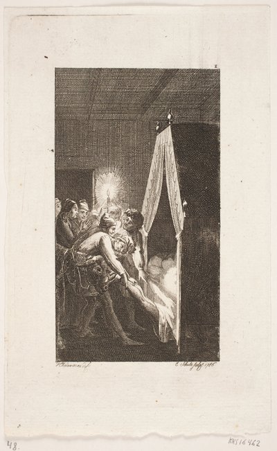 Vignetta del titolo per Smollett "Le avventure di Peregrine Pickle" da Georg Christian Schule