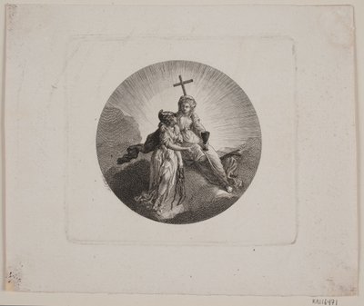Vignetta con Fede e Minerva da Georg Christian Schule