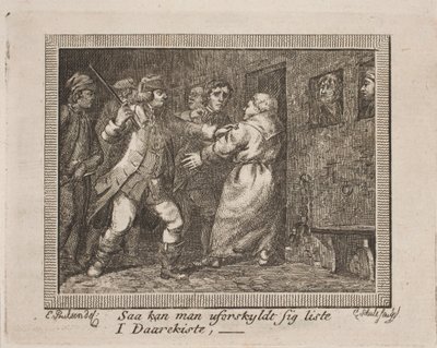 Vignetta per "Samtlige skrifter" di J. H. Wessel da Georg Christian Schule