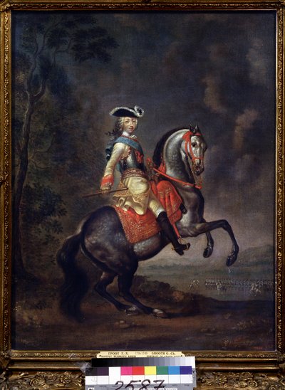 Ritratto del granduca Pietro III da Georg Christoph Grooth