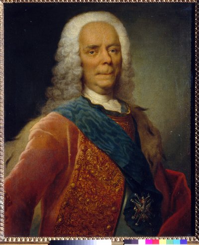 Ritratto del Principe Vasili Vladimirovich Dolgorukov (1667-1746) da Georg Christoph Grooth
