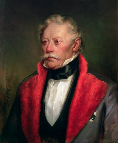 Johann Joseph Wenzel, conte Radetzky (1766-1858) governatore dei territori lombardo-veneti a metà del 1800 da Georg Decker