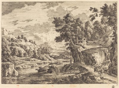 Paesaggio con un Ponte e Tre Edifici Agricoli da Georg Eisenmann