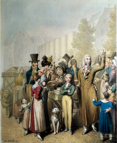 Boulevard de la Madeleine, il ciarlatano da Georg Emanuel Opitz