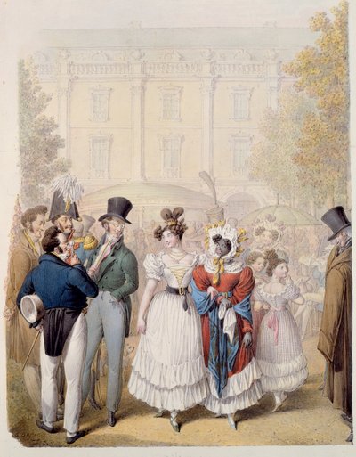 Il Palais Royal, c.1815 da Georg Emanuel Opitz
