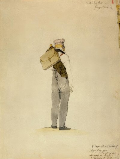C.D. Friedrich in viaggio a piedi nei Monti dei Giganti da Georg Friedrich Kersting
